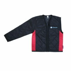 Schutzjacke Schwarz/rot