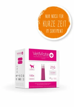 VetMate Sicherheitslanzetten Hund 21G 2,4mm, 100 Stk.