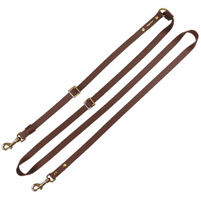 Niggeloh Biothane Umhängeleine NOBLE Braun 1 Niggeloh Biothane Umhängeleine NOBLE Braun